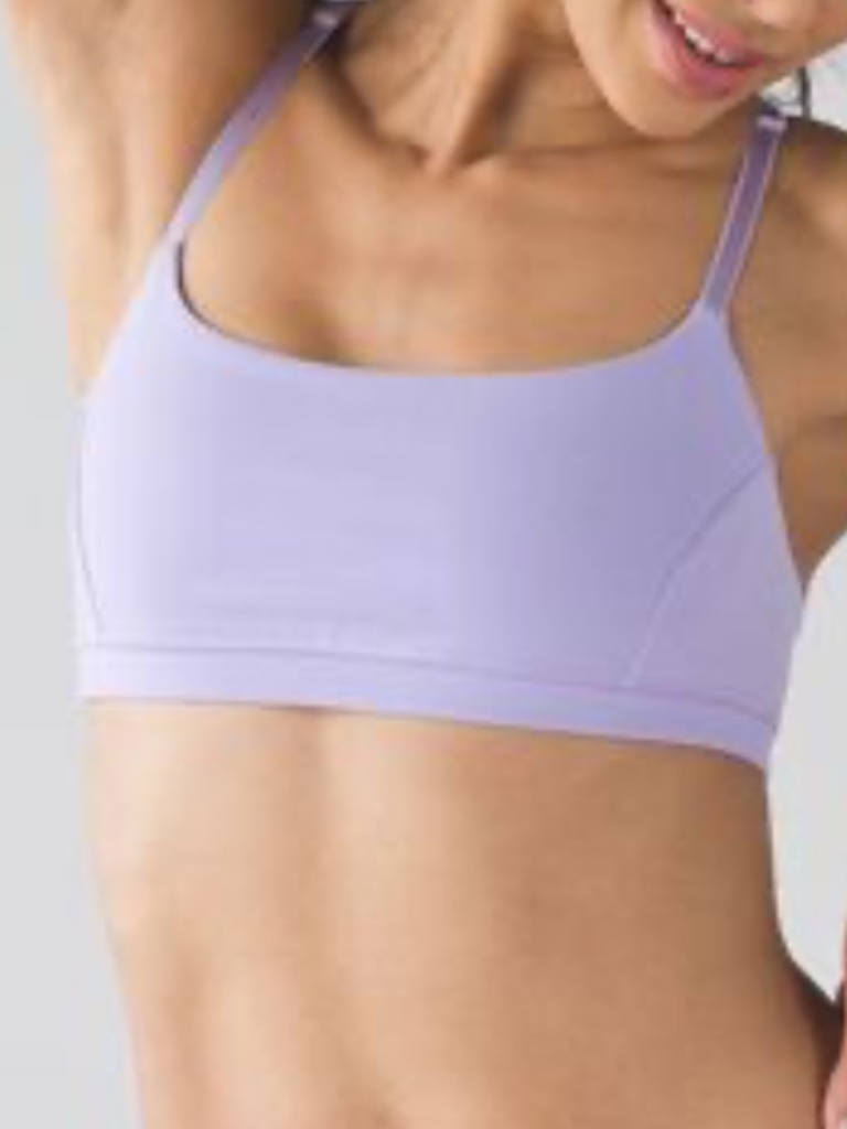 Classic Lululemon True Self Bra Ii Lilac Wave Twist Caspian Blue Macrame 6